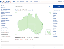 Tablet Screenshot of flagma-au.com